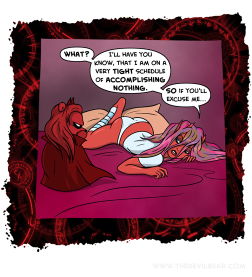 I've done nothing towards doing nothing for too long. 