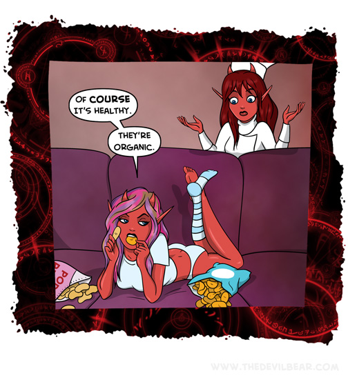 There actually are name-brand "organic" Doritos, Oreos, etc in stores now. Personally, I would just like to see the trees they grew on...