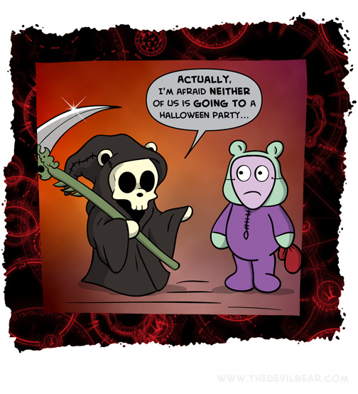 Oh... you aren't wearing a costume either?