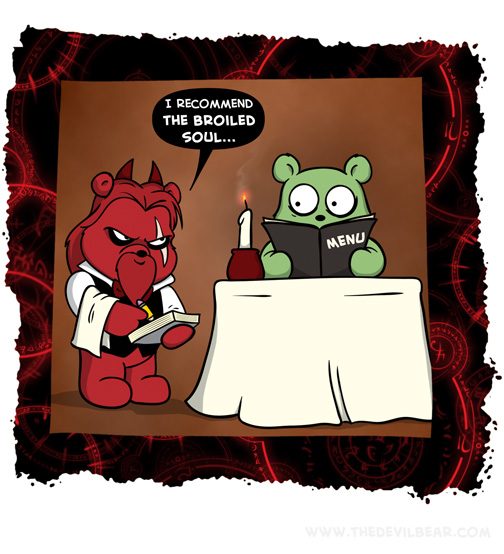 Believe me, there are much scarier things on the menu.