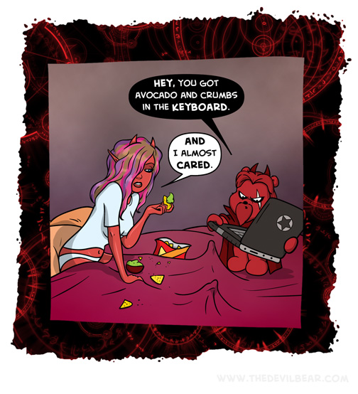 You could have at least added sour cream. 