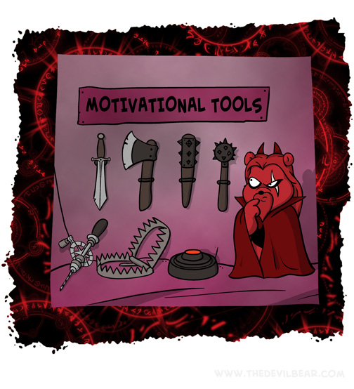 When you can't find motivation, sometimes it just finds you! 