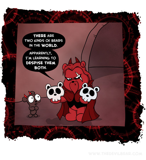 But I like you, because we despise the same people. 