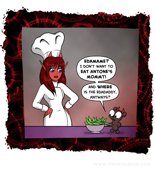 Save the drame for your edamame 