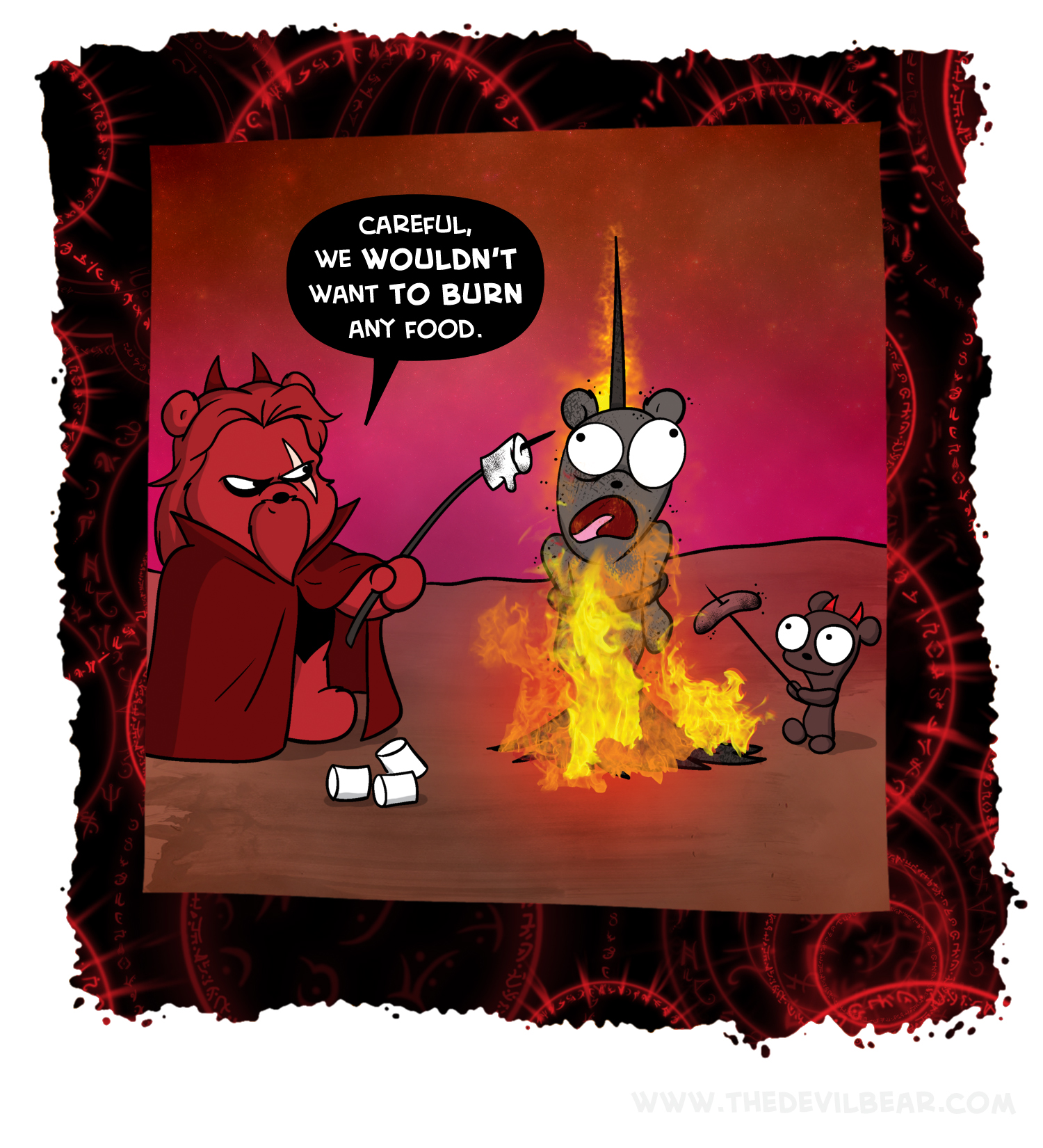 Because no one likes a burnt wiener 