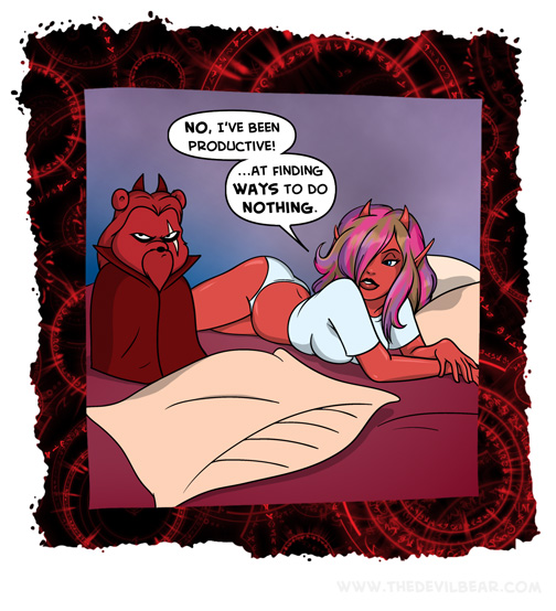 Pretending to work is so exhausting, though. 