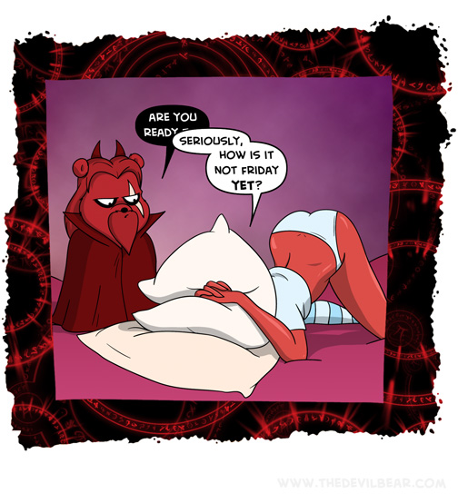 If I can't see Wednesday, it can't see me. 