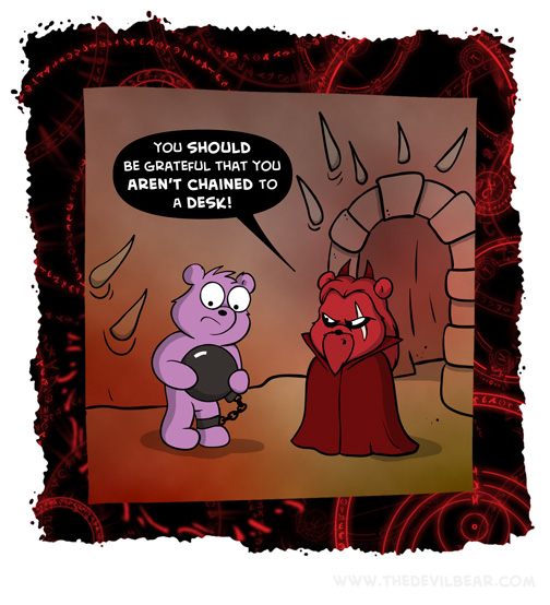 Because the working dead are scary 