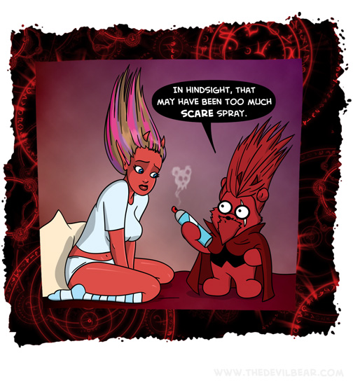 This went better than the hare spray fiasco, though.