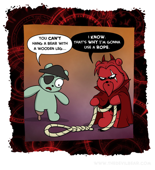 I've got some termites that will take care of that leg for you... 