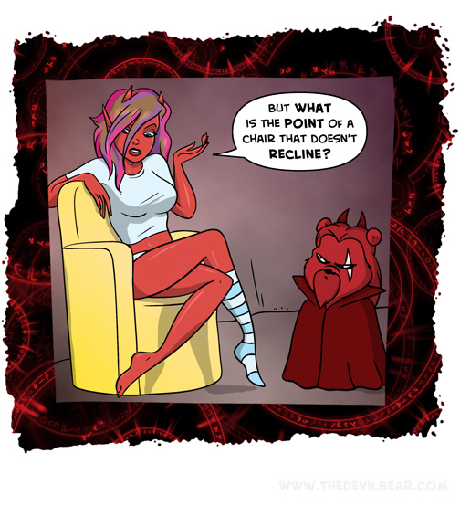 My recliner and I go waaaay back 