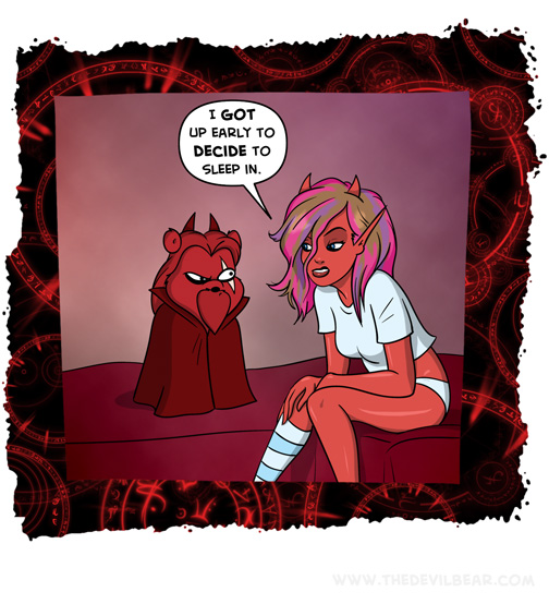 The best part of waking up? Nothing. 