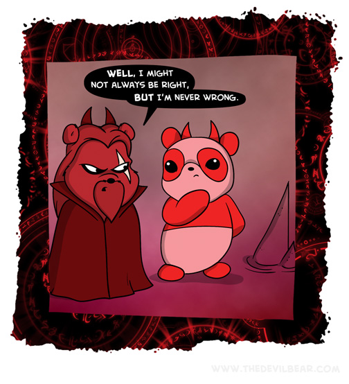 It's good to know your strengths and weaknesses 