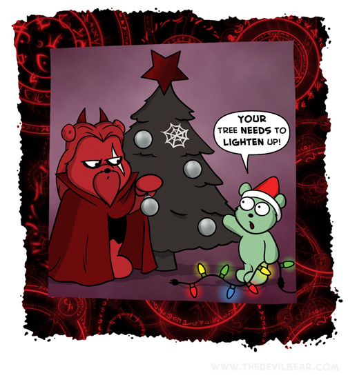 It's from the dark woods 