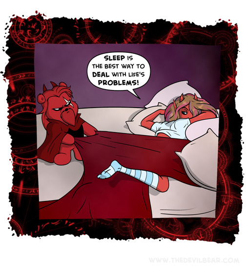 Such as oversleeping