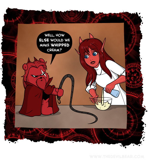 Afterwards we can beat some eggs 