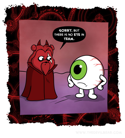 I don't know where to look when he's talking