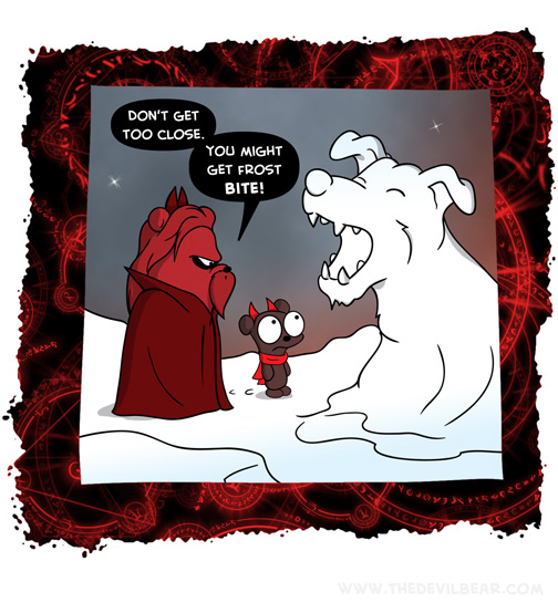 That dog won "Best in Snow"