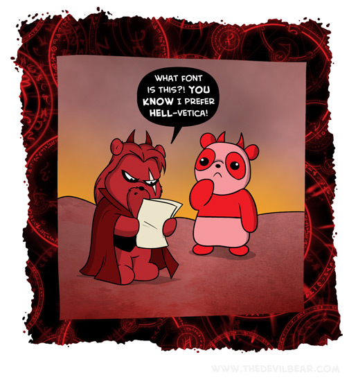 Comic-Sins is never ok...